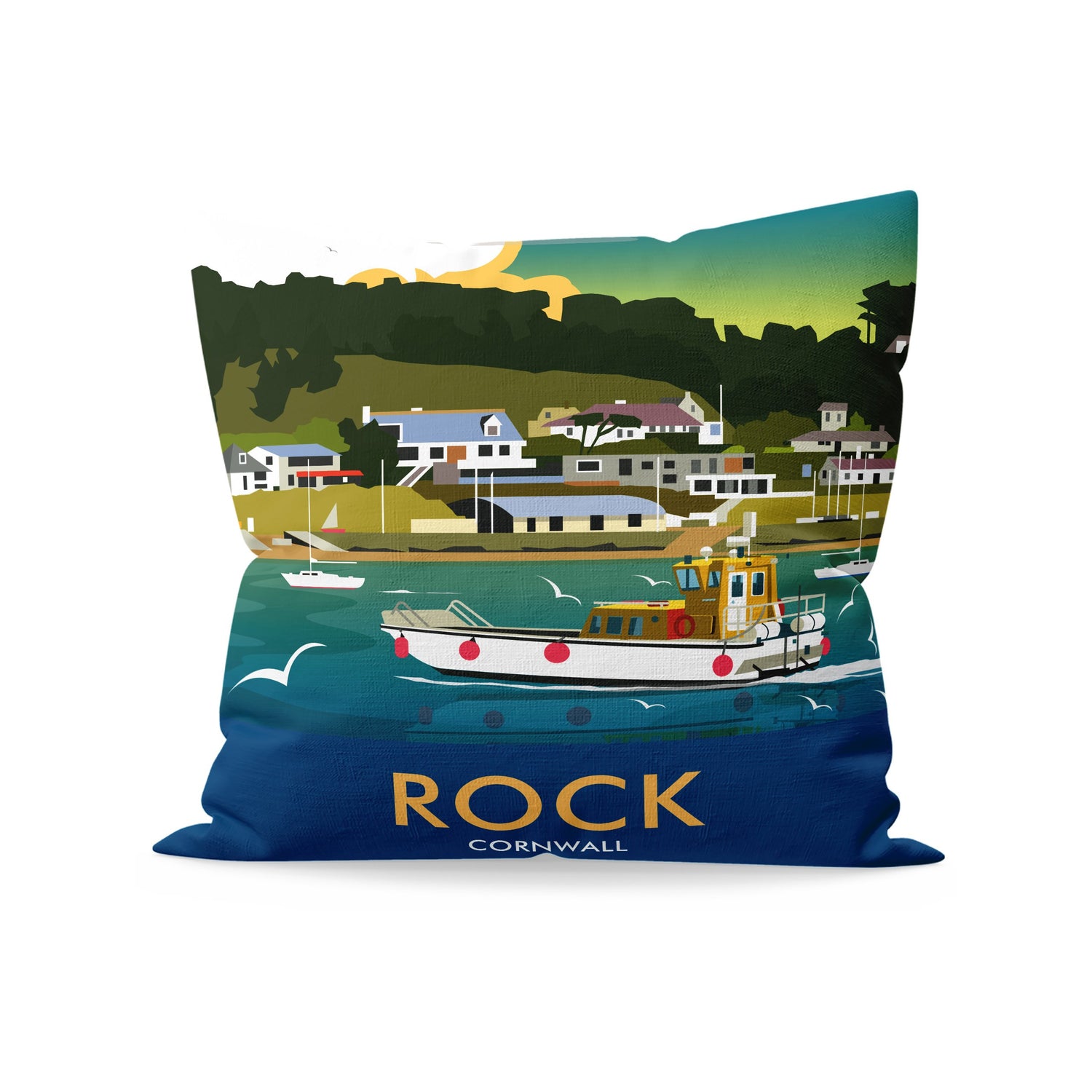 Rock, Cornwall Fibre Filled Cushion
