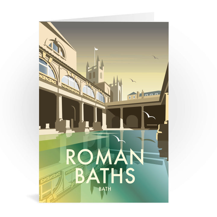 Roman Baths Greeting Card 7x5