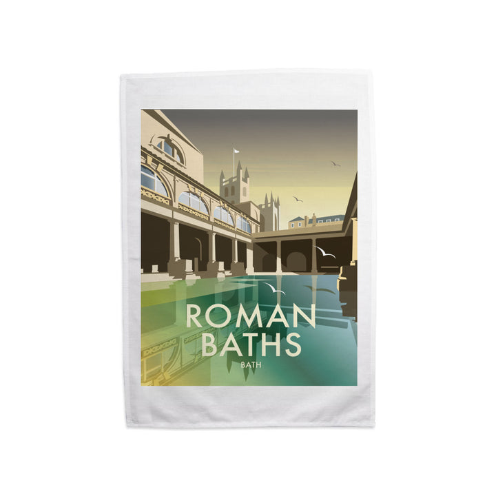 Roman Baths Tea Towel