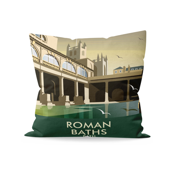 Roman Baths Fibre Filled Cushion
