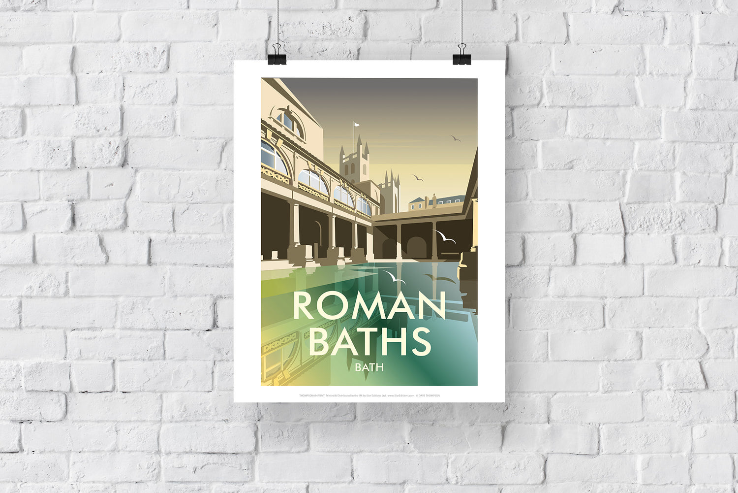 Roman Baths - Art Print