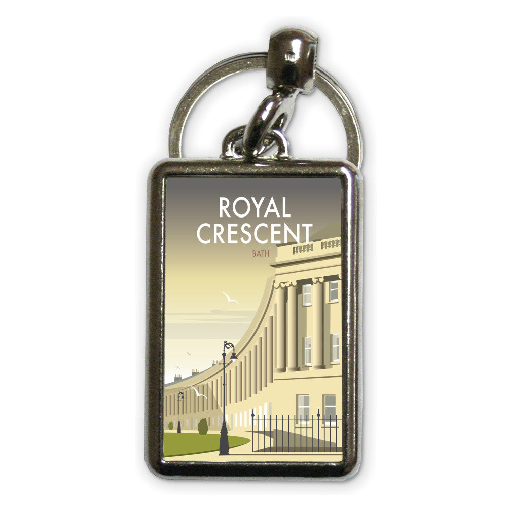 Royal Crescent, Bath Metal Keyring