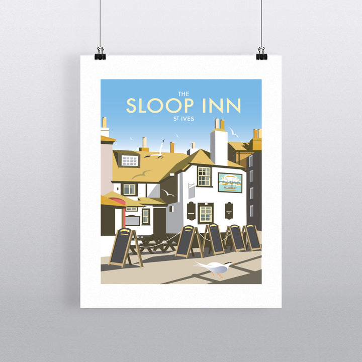 The Sloop Inn, St Ives Fine Art Print