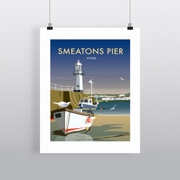 Smeatons Pier, St Ives Fine Art Print