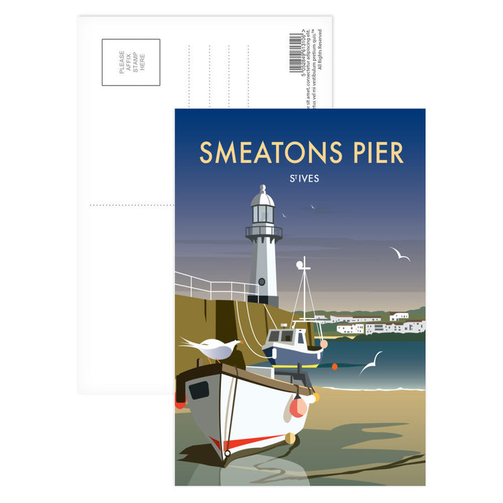 Smeatons Pier, St Ives Postcard Pack