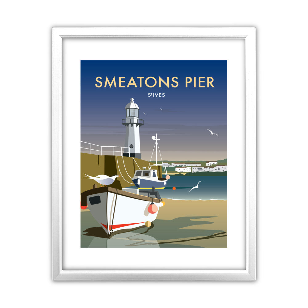 Smeatons Pier, St Ives - Art Print
