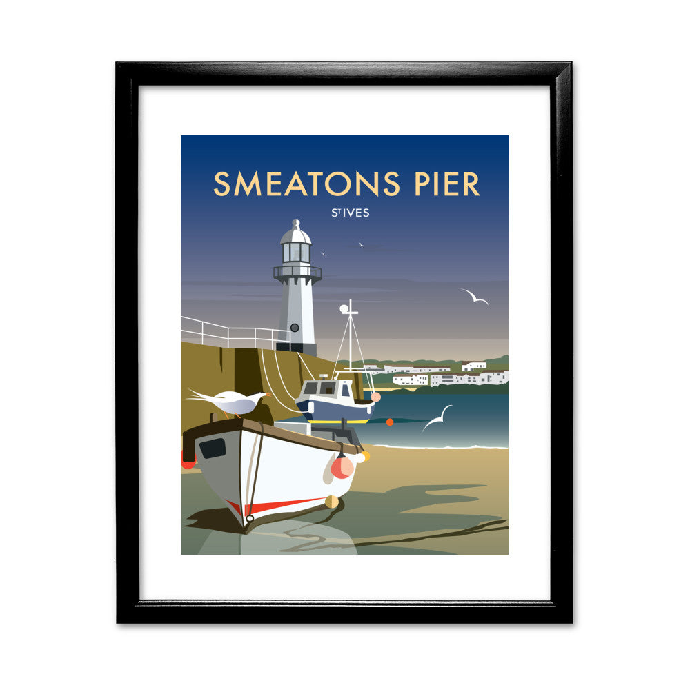 Smeatons Pier, St Ives - Art Print