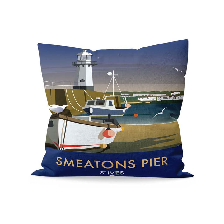 Smeatons Pier, St Ives Fibre Filled Cushion