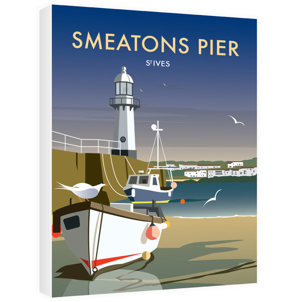 Smeatons Pier, St Ives Canvas