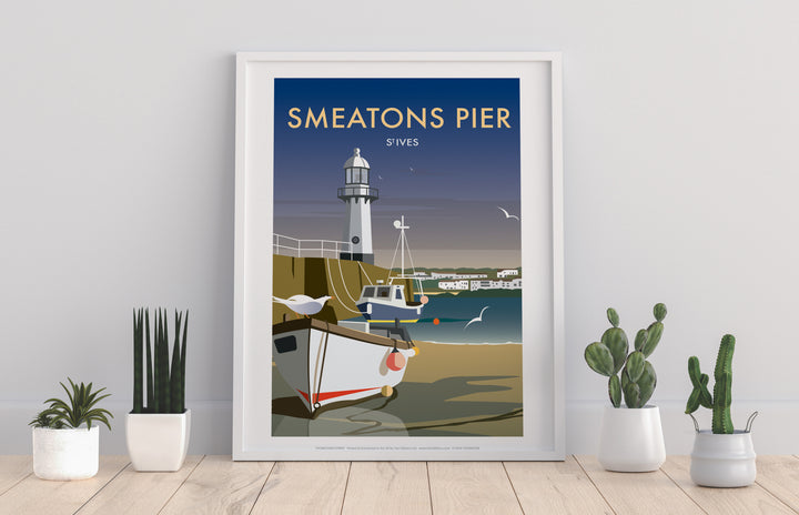 Smeatons Pier, St Ives - Art Print