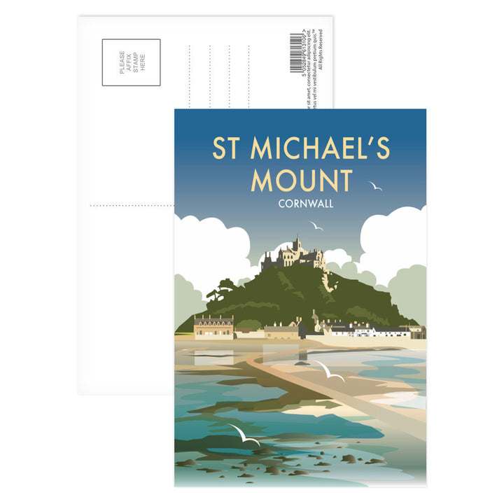 St Michaels Mount, Cornwall Postcard Pack