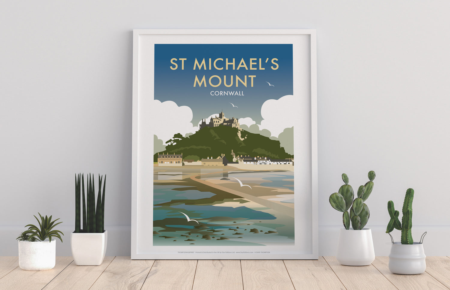 St Michaels Mount, Cornwall - Art Print