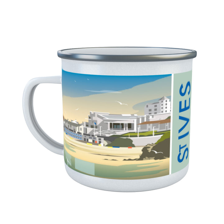 St Ives, Cornwall Enamel Mug