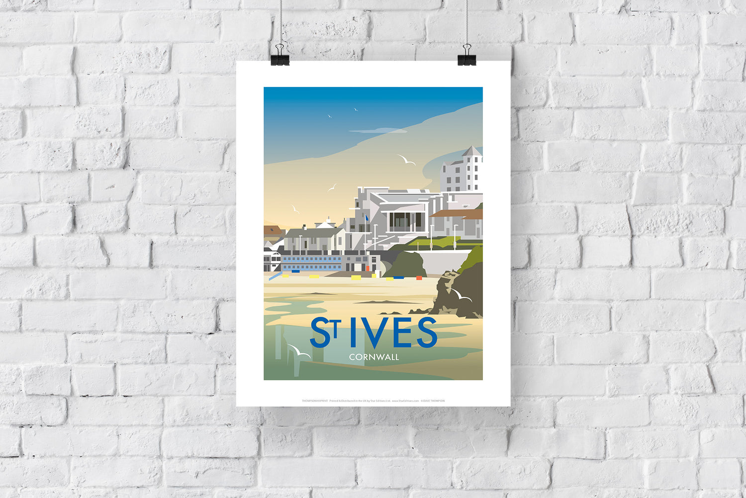 St Ives, Cornwall - Art Print