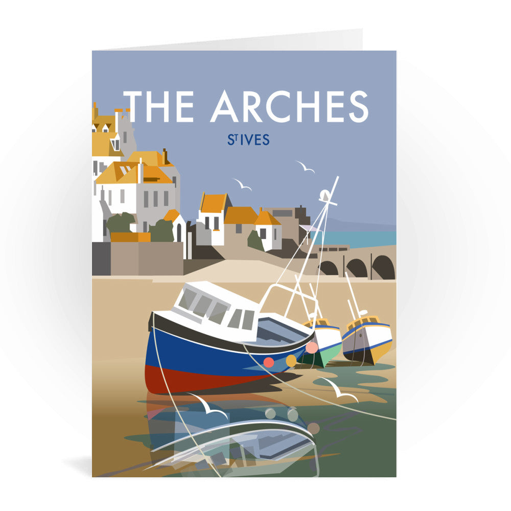 The Arches, St Ives Greeting Card 7x5