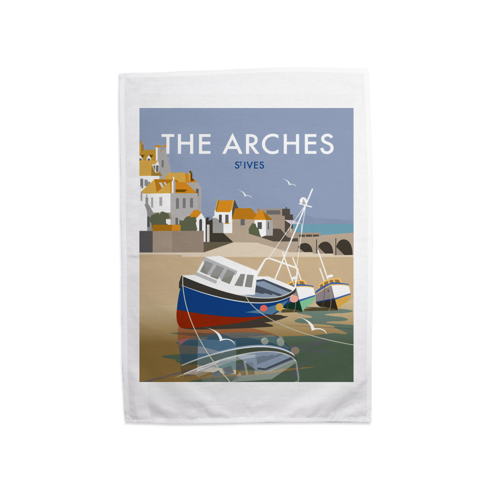 The Arches, St Ives Tea Towel