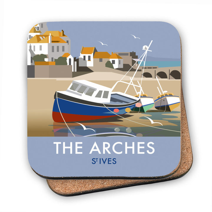 The Arches, St Ives MDF Coaster