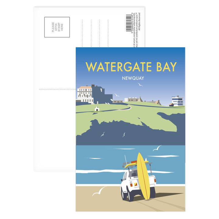 Watergate Bay, Cornwall Postcard Pack