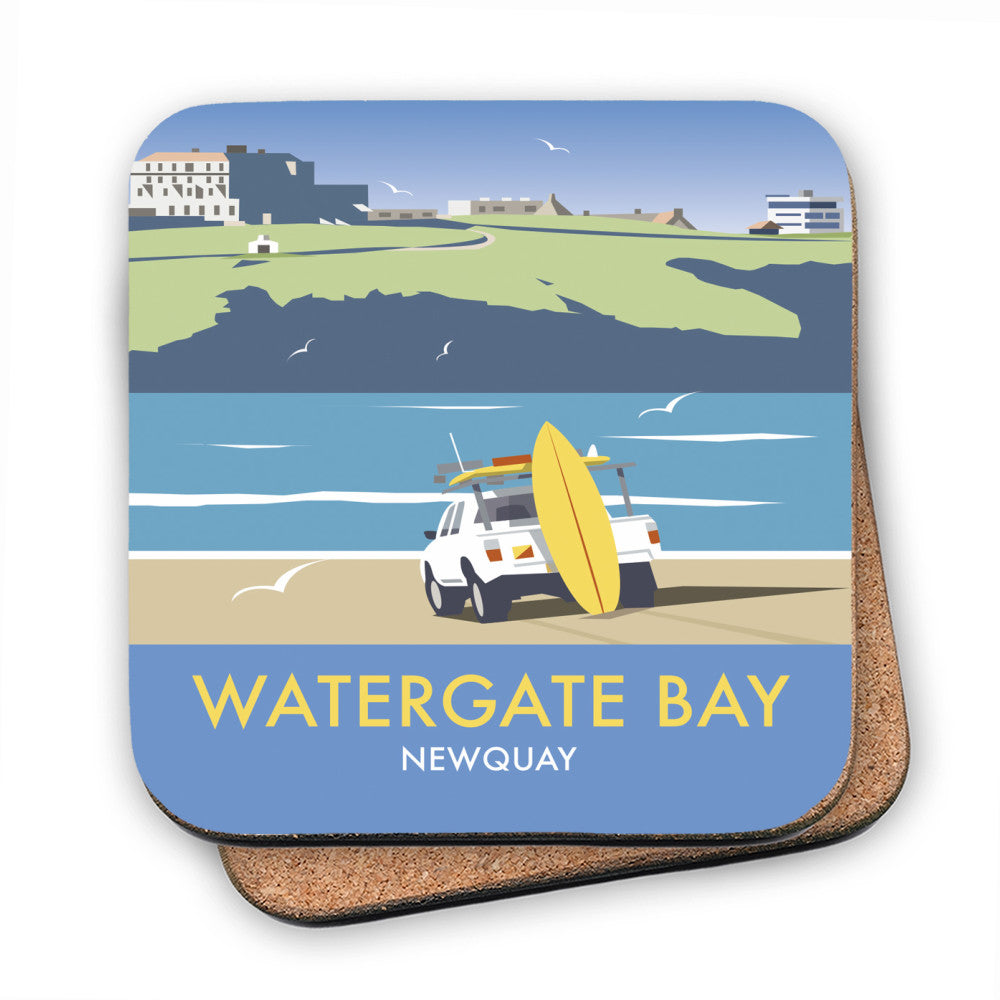 Watergate Bay, Cornwall MDF Coaster