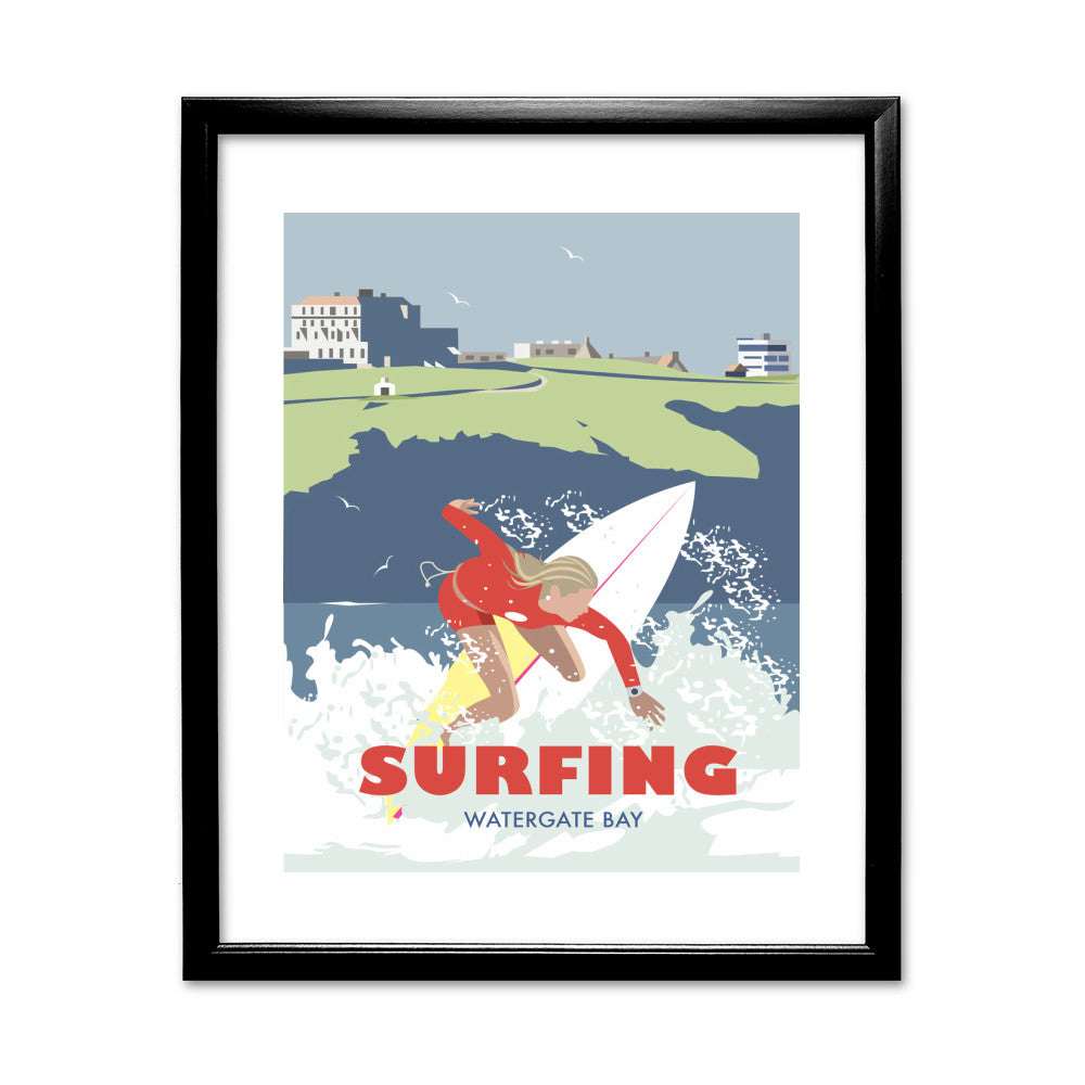 Watergate Bay, Cornwall - Art Print