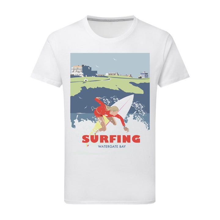 Surfing T-Shirt by Dave Thompson