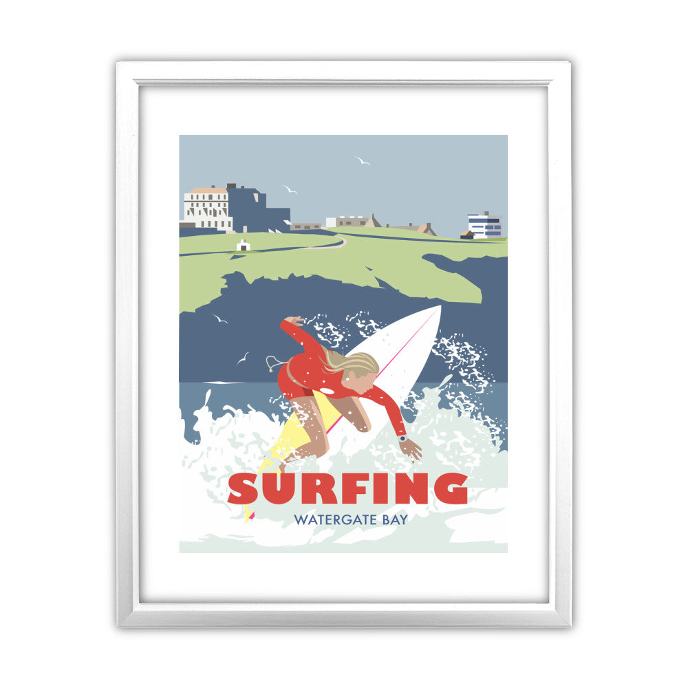 Watergate Bay, Cornwall - Art Print