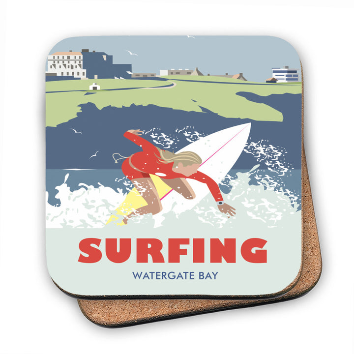 Watergate Bay, Cornwall MDF Coaster