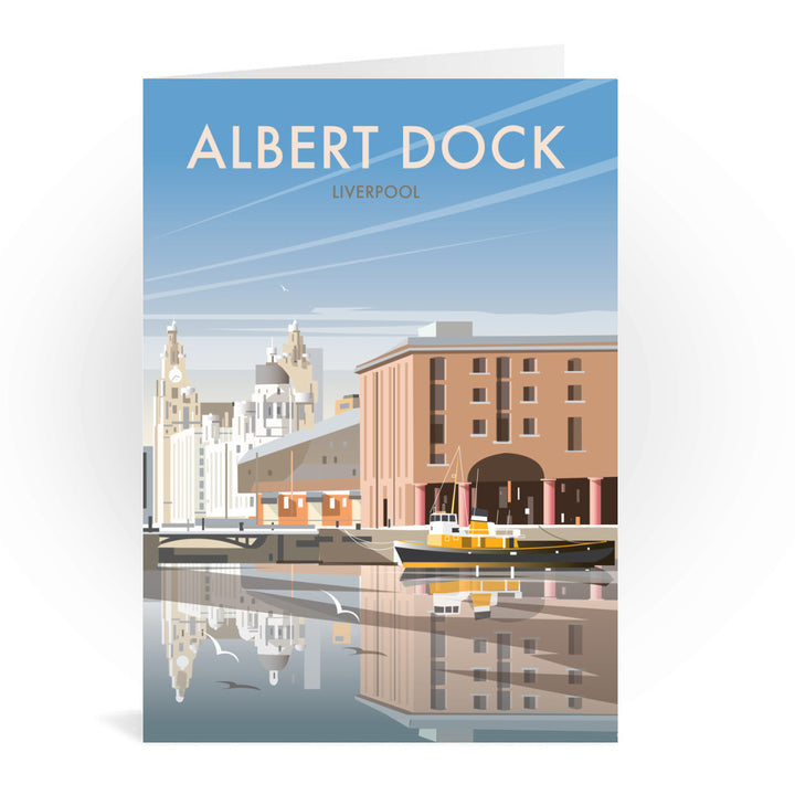 Albert Dock, Liverpool Greeting Card 7x5
