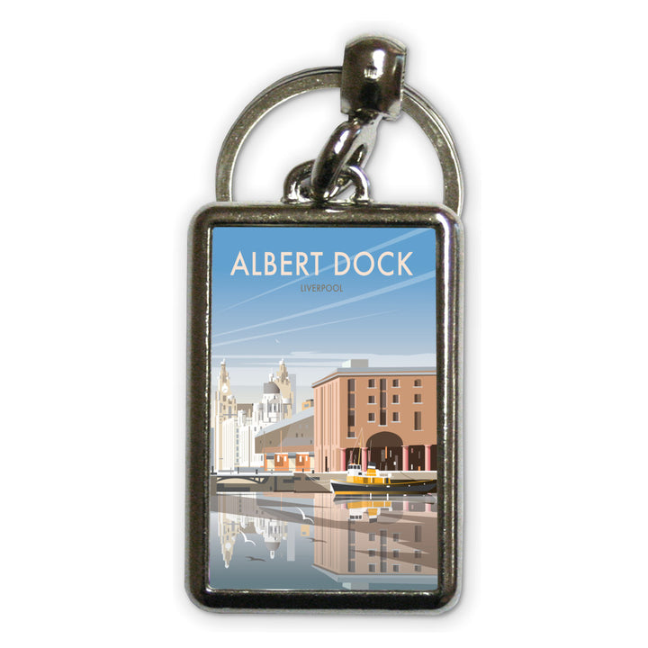 Albert Dock, Liverpool Metal Keyring