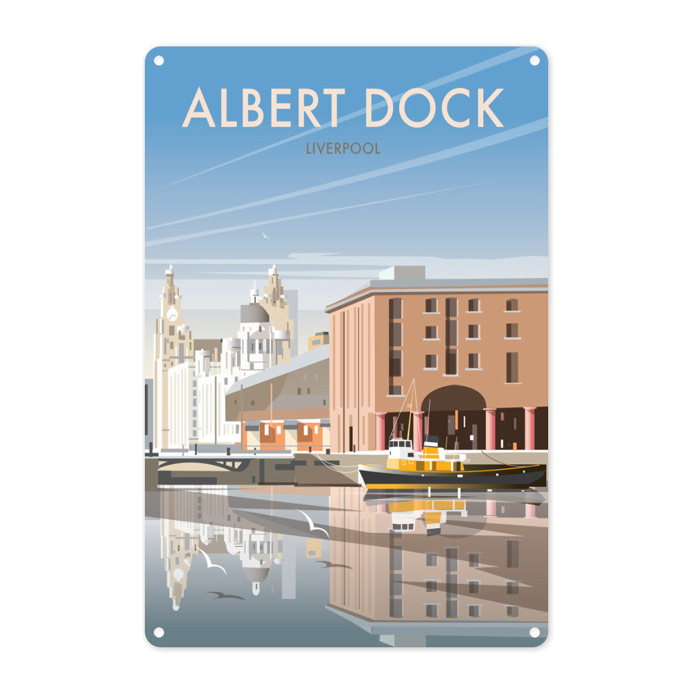 Albert Dock, Liverpool Metal Sign
