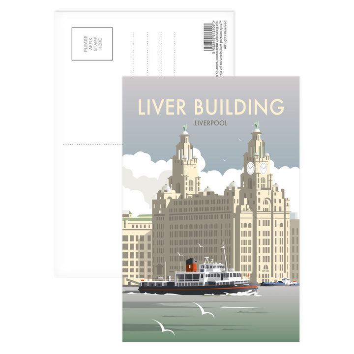 Liver Building, Liverpool Postcard Pack