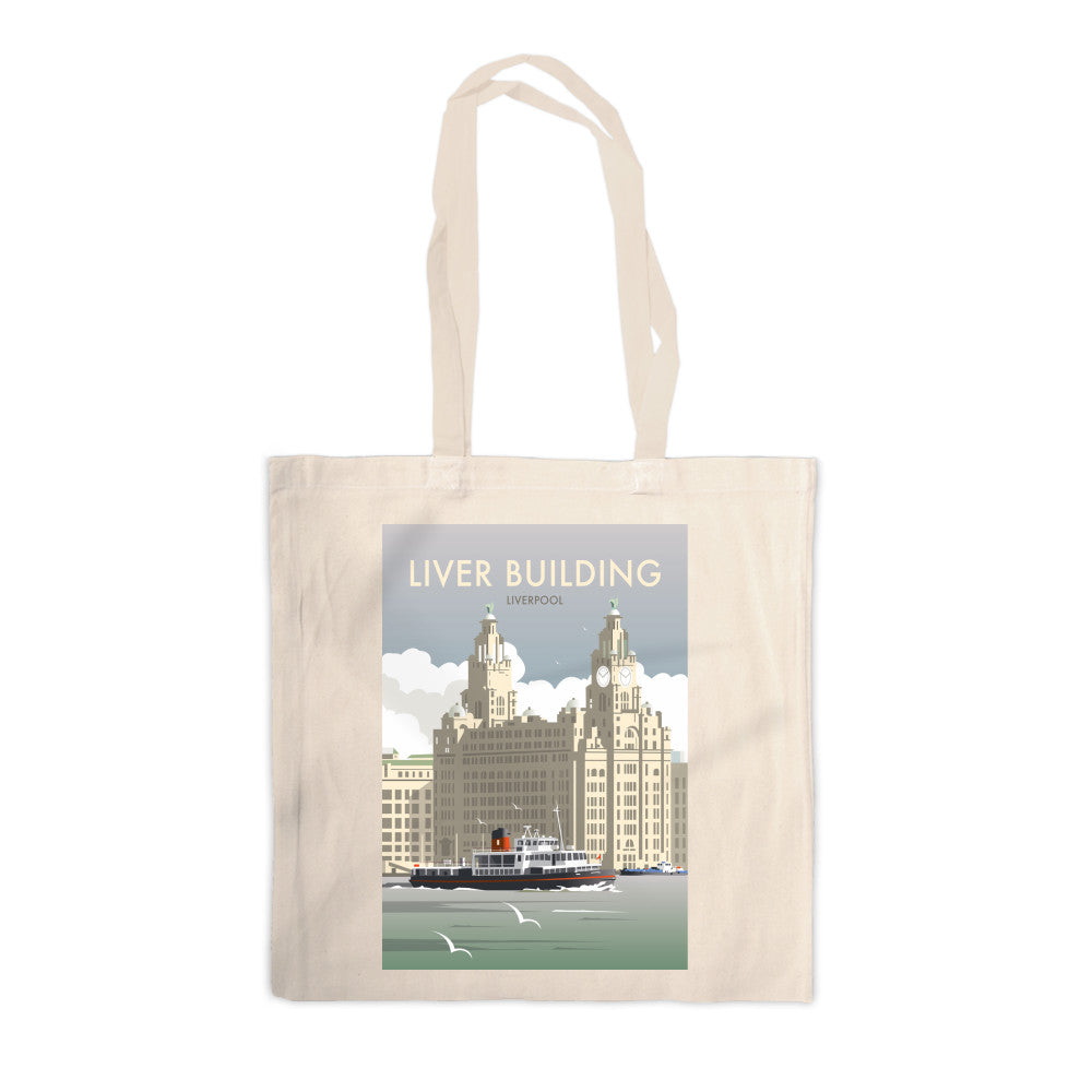 Liver Building, Liverpool Canvas Tote Bag