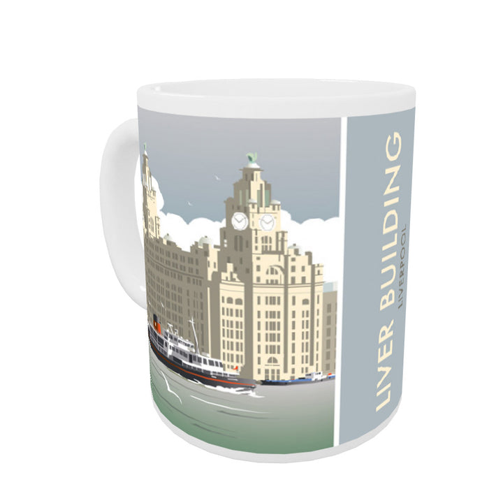 Liver Building, Liverpool Coloured Insert Mug