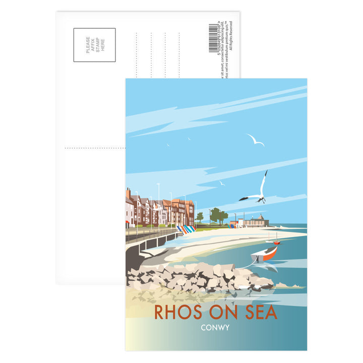 Rhos on Sea, Wales Postcard Pack