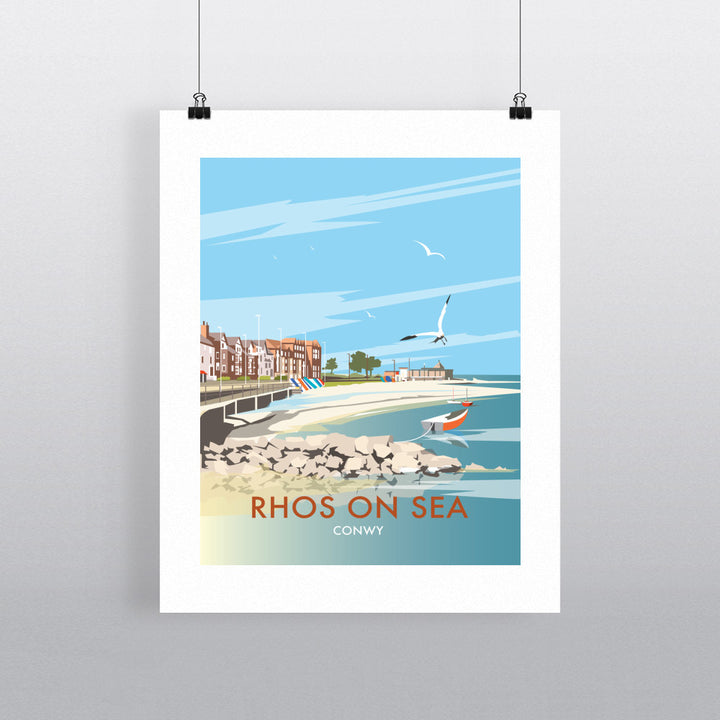 Rhos on Sea, Wales Fine Art Print