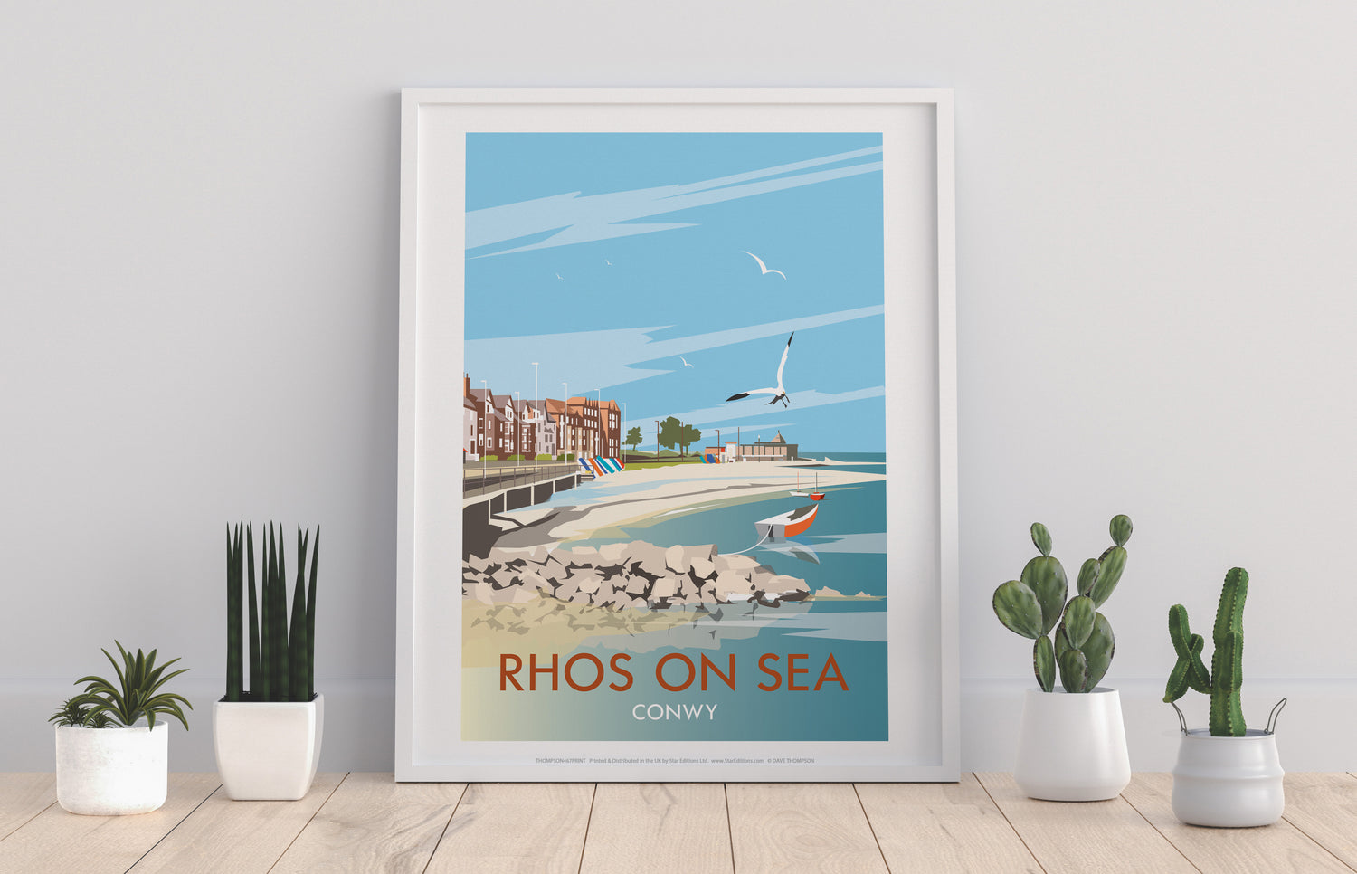 Rhos on Sea, Wales - Art Print