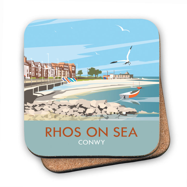 Rhos on Sea, Wales MDF Coaster