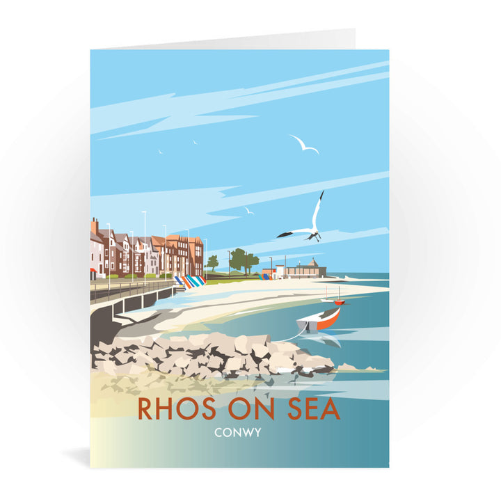 Rhos on Sea, Wales Greeting Card 7x5