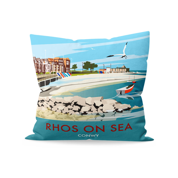 Rhos on Sea, Wales Fibre Filled Cushion