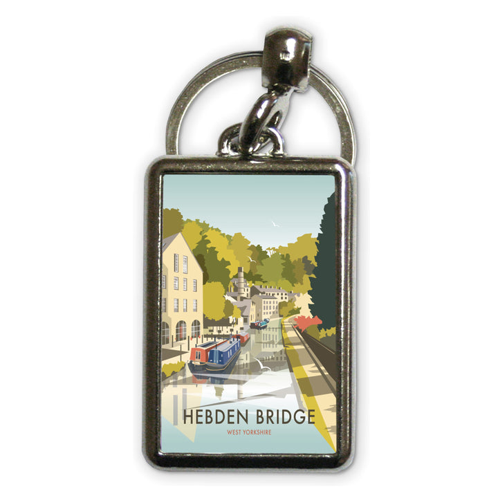 Hebden Bridge Metal Keyring