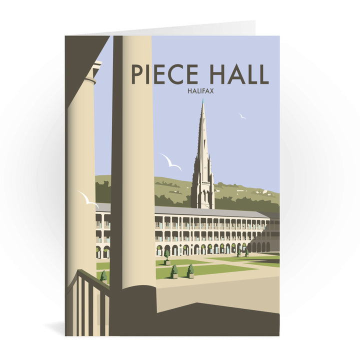 The Piece Hall, Halifax Greeting Card 7x5