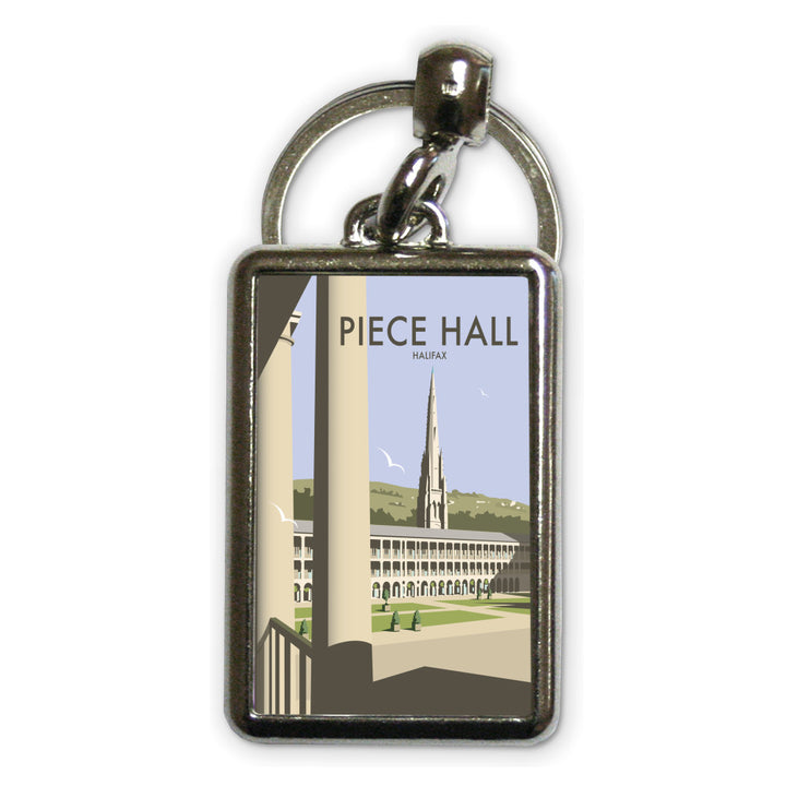 The Piece Hall, Halifax Metal Keyring