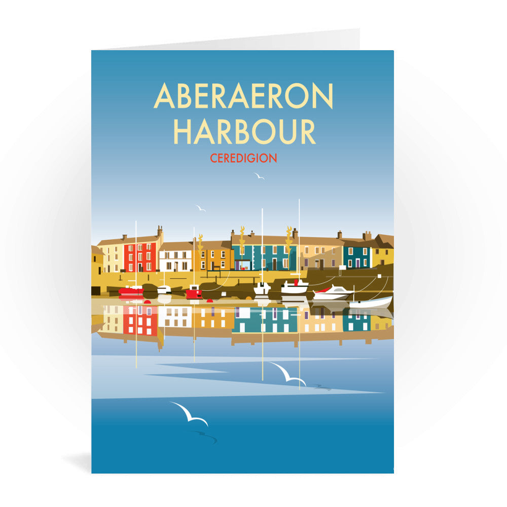 Aberaeron Harbour Greeting Card 7x5