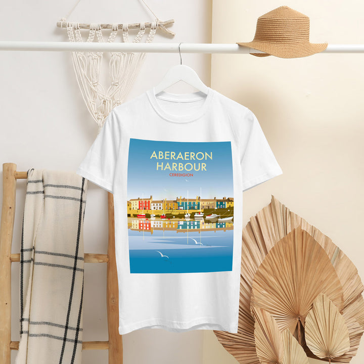 Aberaeron Harbour T-Shirt by Dave Thompson