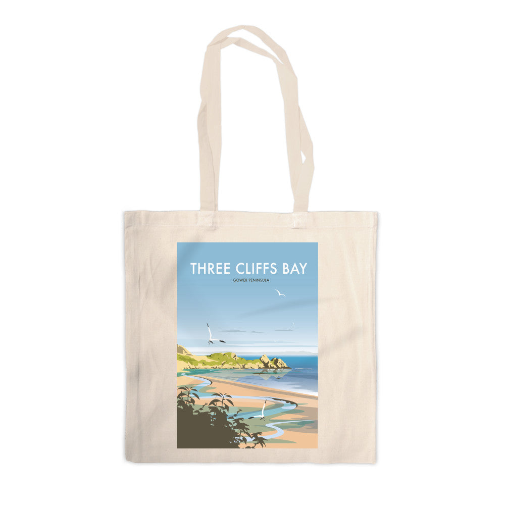 Three Cliffs Bay, Wales Canvas Tote Bag