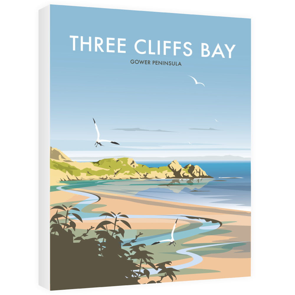 Three Cliffs Bay, Wales Canvas