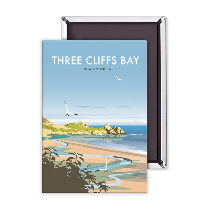 Three Cliffs Bay, Wales Magnet