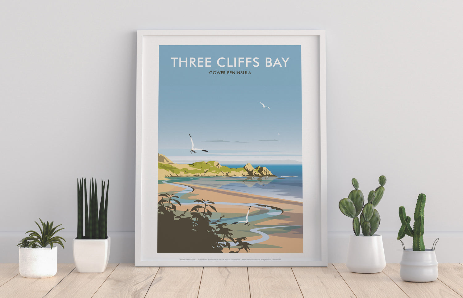 Three Cliffs Bay, Wales - Art Print