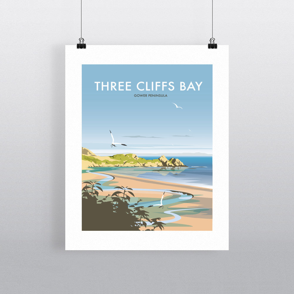 Three Cliffs Bay, Wales - Art Print