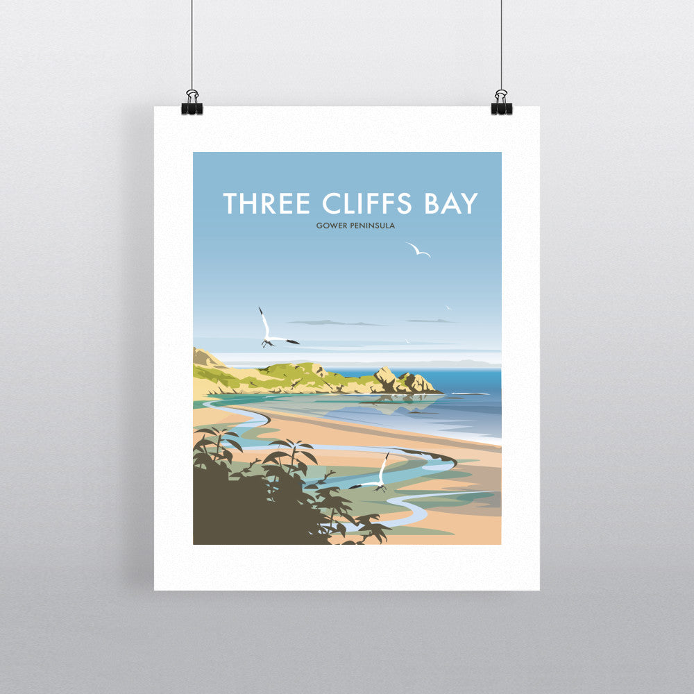 Three Cliffs Bay, Wales Fine Art Print